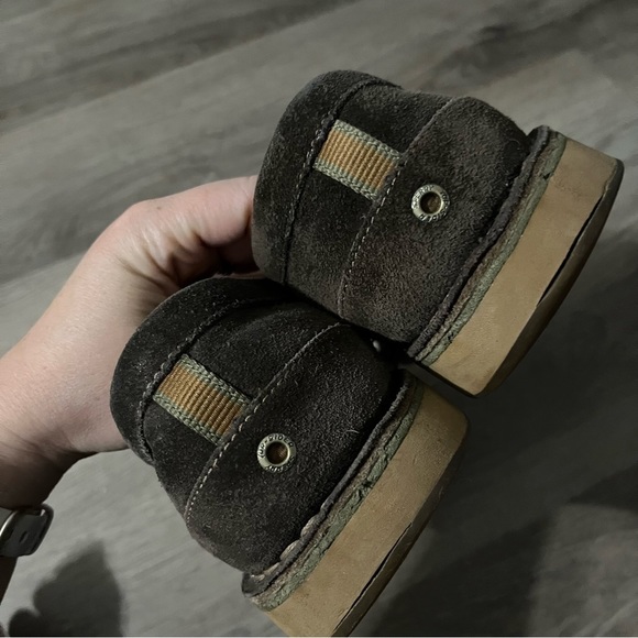 Sperry Gold Cup Men Exeter Brown Suede Penny Loafers STS12202 10.5 Leather Upper - Picture 4 of 8